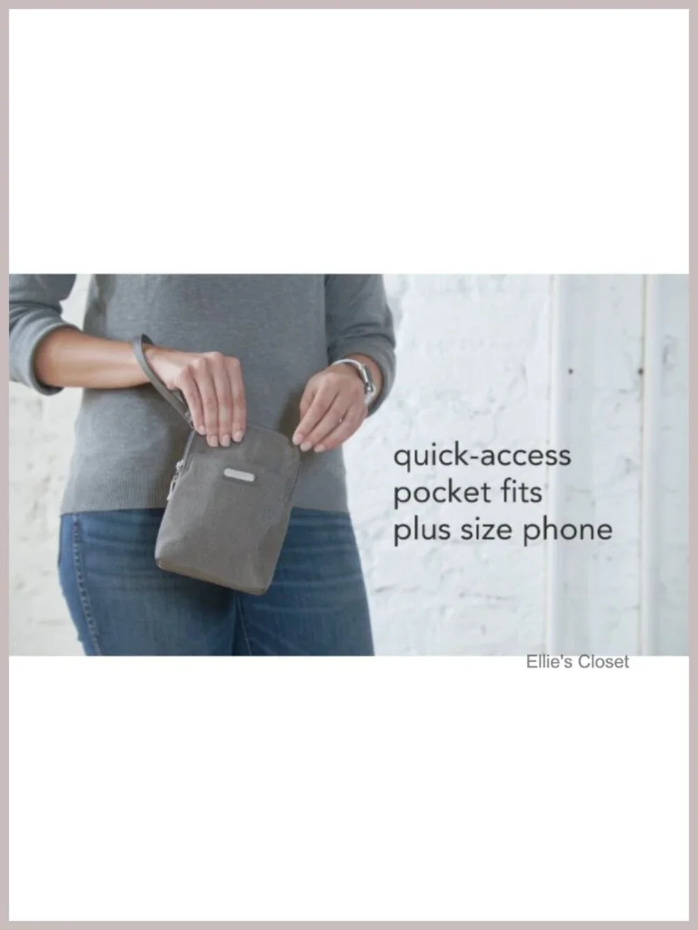 Baggallini RFID Crossbody Small Nylon Travel Purse